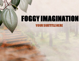 Nebbia idilliaco naturale