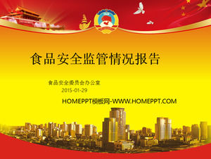 Food Safety Regulatory Situation Report PPT Template Download