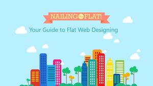 Afacere strălucitoare de afaceri pline de culoare plată PPT funcționează