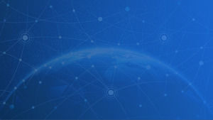 สี่เทคโนโลยีนามธรรมสีฟ้าสไลด์ภาพพื้นหลัง