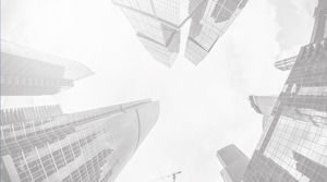 Four gray commercial building office PPT background picture