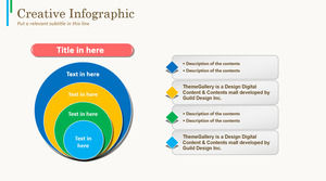 4層の円にはリレーショナルPPTグラフィックが含まれています