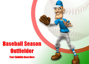 ücretsiz beyzbol powerpoint şablonu