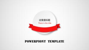 جديدة وبسيطة قالب ستيريو PPT الصغيرة الديناميكية