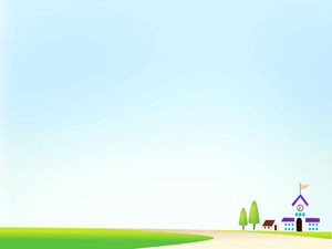 Fresh cartoon slideshow background image download