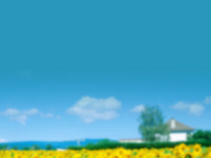 Fresh hazy background natural landscape PPT background template