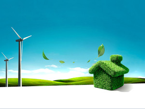 新鮮な自然景観PPTテンプレートのダウンロード