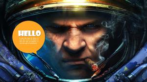 Modello PPT per tema Game StarCraft