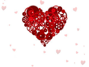 Dişli aşk slayt arka plan resmi