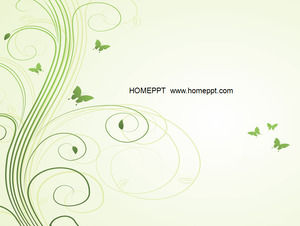 ทั่วไปขนาดเล็กสดสีดอกไม้พวงหรีดเวกเตอร์รายงานธุรกิจฤดูใบไม้ผลิดาวน์โหลดวัสดุ PPT