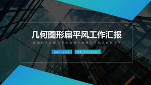 Modèle géométrique triangle vent plat culture d'entreprise introduction ppt introduction