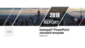 Modello di diagramma di ritaglio linea geometrica Modello di rapporto riepilogo di lavoro piatto creativo