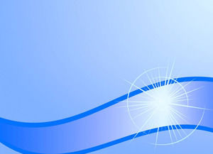 Gleaming Abstract Blue Design powerpoint template