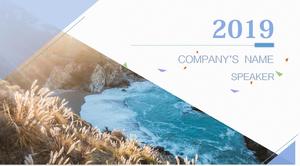 Good-looking magazine style universal PPT template