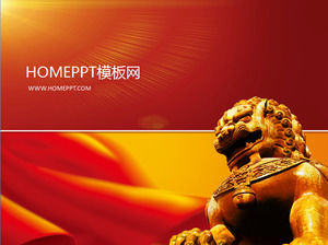 Hükümet departmanı çalışma raporu PPT şablonu indir