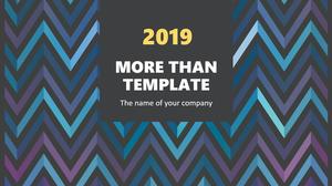 Gradient stripes background business style PPT template