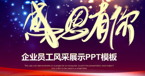 Je suis reconnaissant à votre personnel de montrer l'album photo PPT