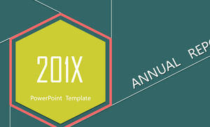 Apartamento minimalista verde PowerPoint Modelos Grátis