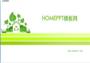 Descarrega verde modelo de PPT