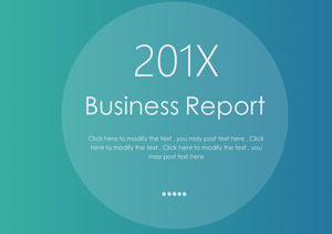 Yeşil basit iOS stili PPT şablon ikinci sezon