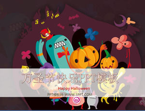 Happy Halloween Halloween Счастливый PPT шаблона Скачать