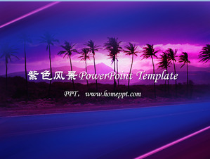 Hawaii Nature Landscape PowerPoint Template Download