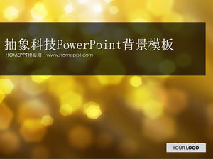 Hazy warm sun abstract PowerPoint background template