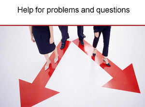 Ayuda para los problemas y preguntas