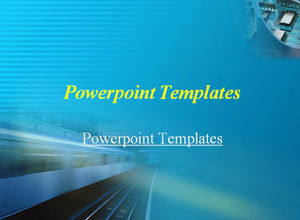 High-speed trains Powerpoint Templates