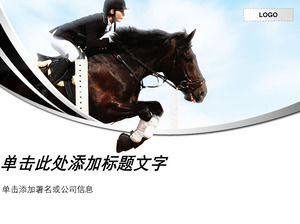 Horse Racing ppt template