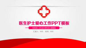 Hospital doctors nurse work summary report PPT template