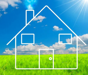 Haus und Umweltschutz Powerpoint-Vorlage