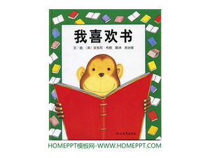 «J'aime le livre » histoire d'image PPT