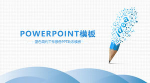 Idéia carta lápis criativo minimalista plano negócios trabalho relatório resumo ppt modelo