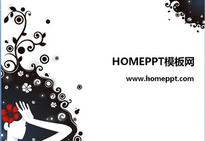 IllustratorのアートPPTテンプレートのダウンロード