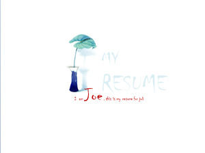 Interesting self introduction Personal resume PPT download