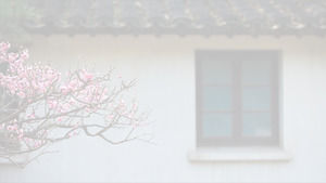 Jiangnan الشعر موضوع الخضراء الصغيرة الطازجة والجديدة النمط الصيني قالب Ppt