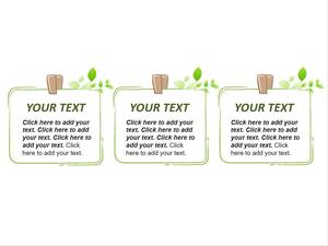 Kotak teks PPT gaya pastoral yang elegan ve sederhana