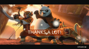 Kung Fu Panda Movie Poster Szablon PPT