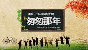 Lernen Sie das PPT-Fotoalbum im Retro-Stil