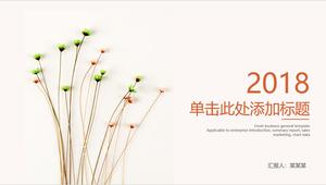 Model de PPT ușor și proaspăt și simplu