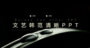 PPT-Vorlage für literarischen Han Fan-Übersichtsbericht