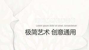 Modello di viaggio PPT da viaggio dipinto a mano