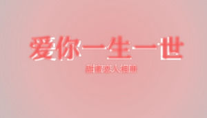 Lovers album ppt animation