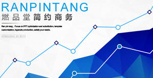 Low triangle image fill creative minimalist business data report ppt template