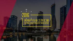 Magazin stil stil imobiliar industrie PPT șablon