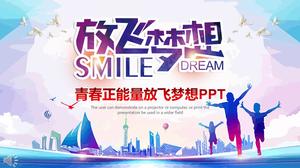 Perencanaan pemasaran, pemuda, pelepasan energi positif, template PPT