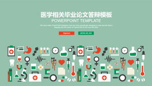 Medical graduation thesis defense PPT template