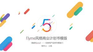Meizu Flyme temă stil PPT șablon