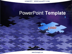 Logam teknologi tekstur gaya PPT Template Download